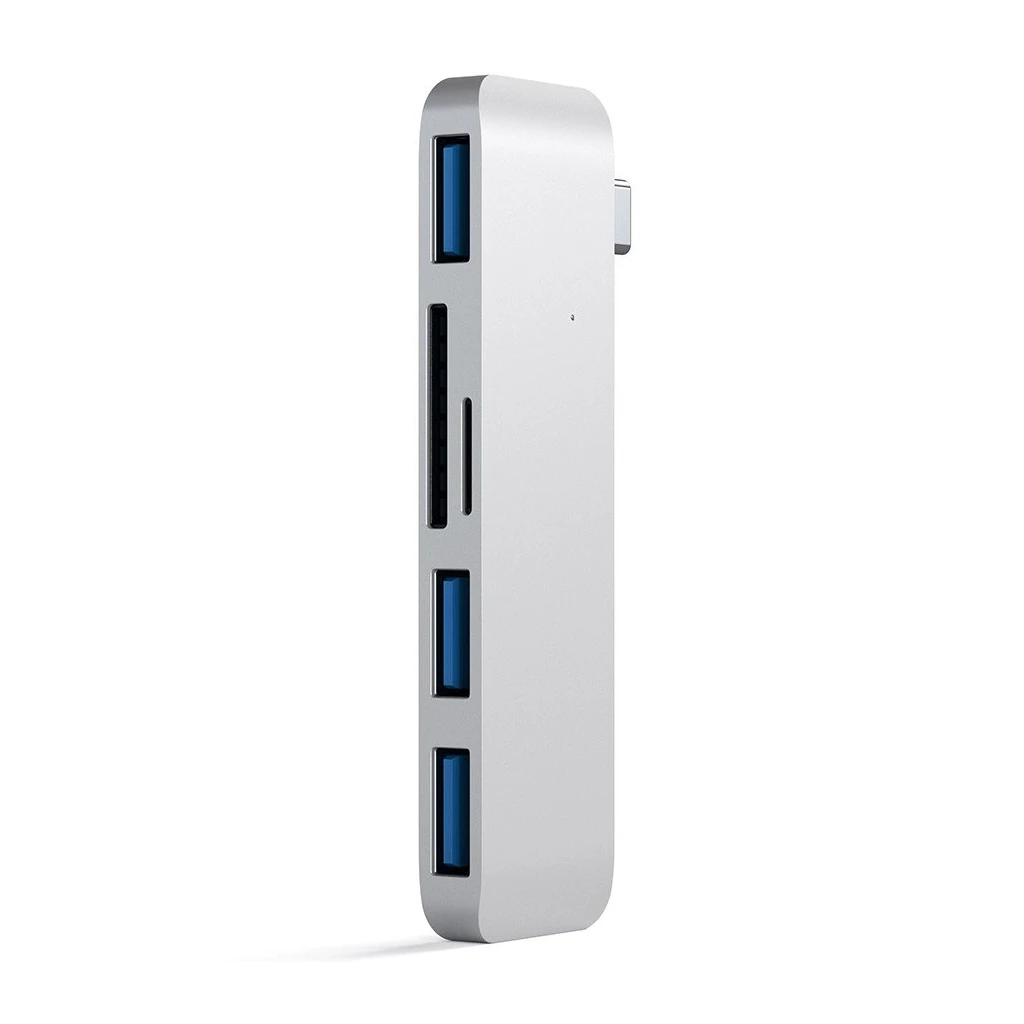 Satechi Type-C USB 3.0 3-in-1 Combo Hub Silver ST-TCUHS - image 1