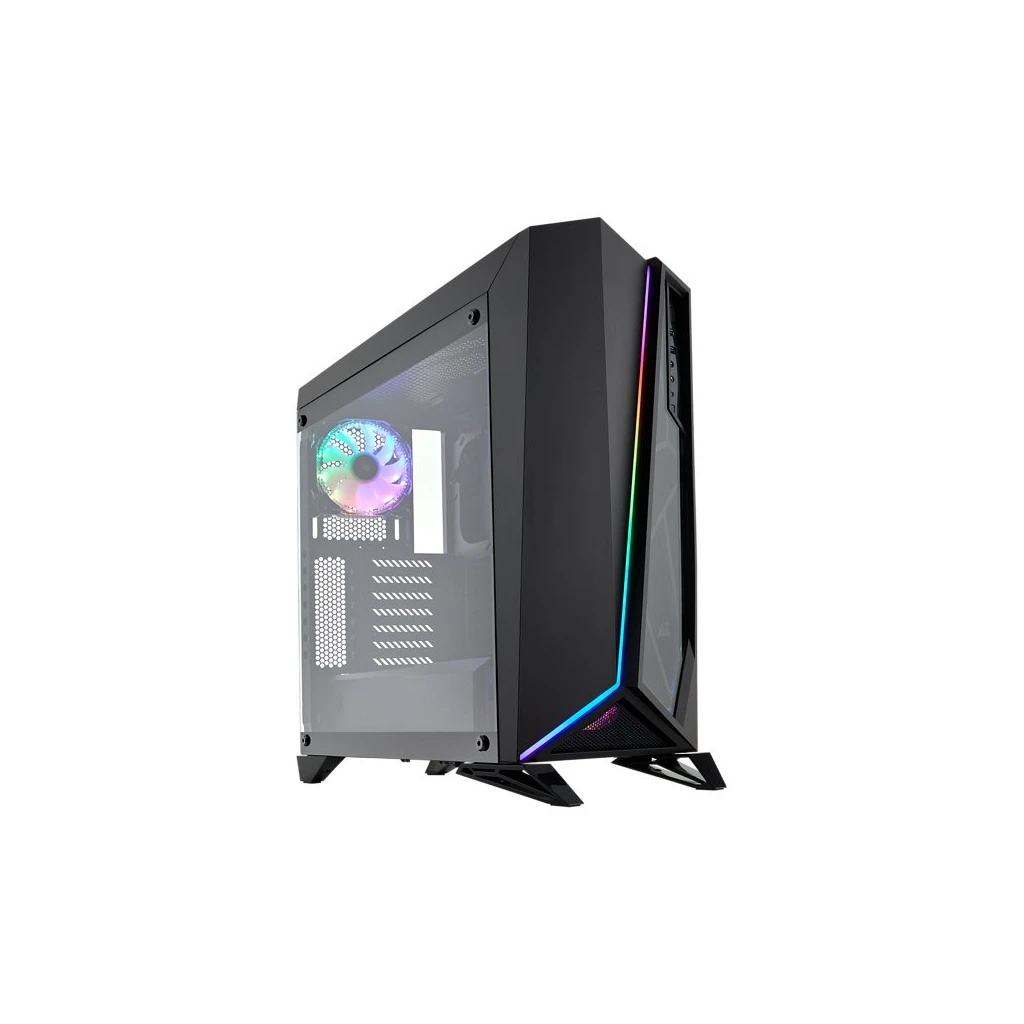 Corsair Carbide Series SPEC-OMEGA RGB Mid-Tower Tempered Glass Gaming Case Black EAN:0843591065412 - image 1