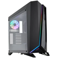 Corsair Carbide Series SPEC-OMEGA RGB Mid-Tower Tempered Glass Gaming Case Black EAN:0843591065412 - thumbnail 1