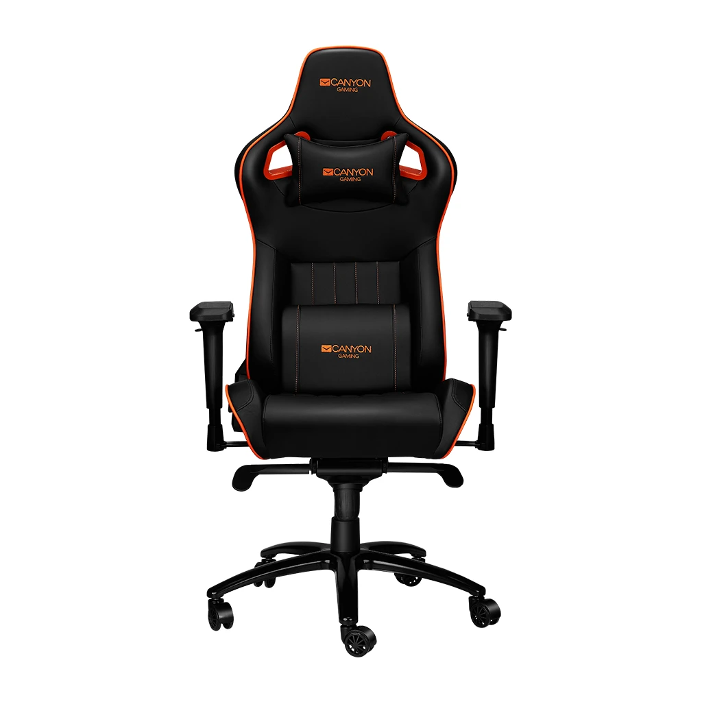 CANYON Corax GC-5 Gaming Stolica, Black/Orange, Ergonomic Design, Adjustable - image 1