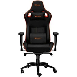 CANYON Corax GC-5 Gaming Stolica, Black/Orange, Ergonomic Design, Adjustable - thumbnail 1