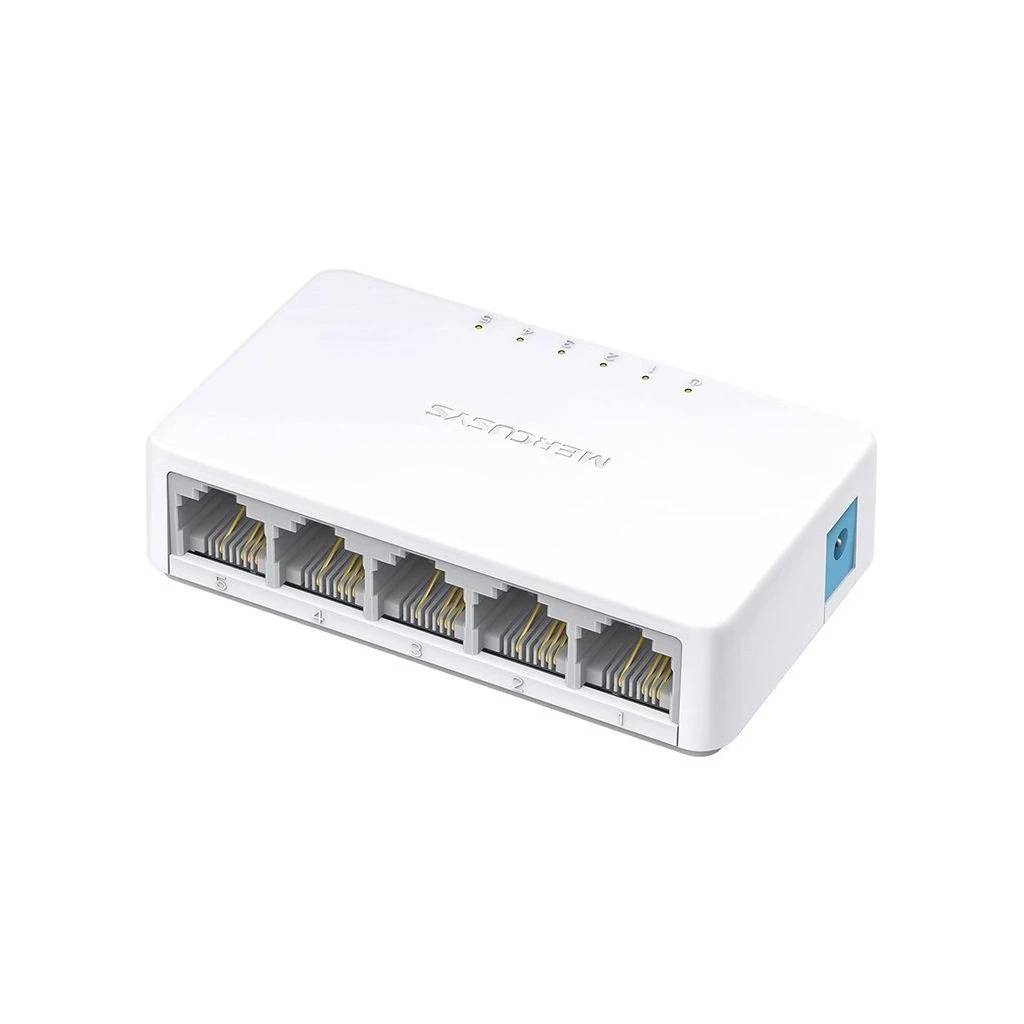 Mercusys MS105 5-Port 10/100Mbps Desktop Switch 5 x 10/100 Mbps RJ-45 ports with auto MDI/MDIX - image 1