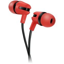 CANYON SEP-4 Stereo earphone with microphone 1.2m flat cable Red 22*12*12mm 0.013kg - thumbnail 1