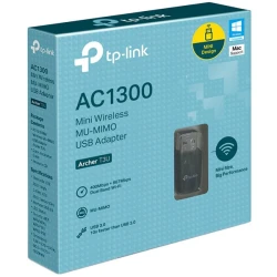 TP-Link Archer T3U AC1300 Mini Wi-Fi MU-MIMO USB AdapterMini Size 867Mbps at 5GHz + 400Mbps - thumbnail 2