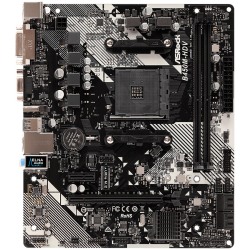 ASROCK Main Board Desktop B450M-HDV R4.0 SAM42xDDR41xPCI 3.0x161xPCI Ex1SATA III1xM.21xUlraM.2USB3.0GLAN VGADVIHDMI mATX Retail - thumbnail 2