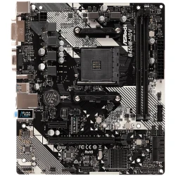 ASROCK Main Board Desktop B450M-HDV R4.0 SAM42xDDR41xPCI 3.0x161xPCI Ex1SATA III1xM.21xUlraM.2USB3.0GLAN VGADVIHDMI mATX Retail - thumbnail 2
