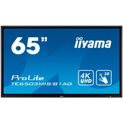 65" 20-Points Touch Screen 3840x2160 UHD IPS panel LED Bl. Metal Housing Fan-less Speakers Multiple - thumbnail 1