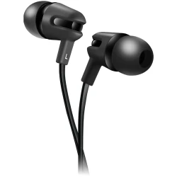 CANYON SEP-4 Stereo earphone with microphone 1.2m flat cable Black 22*12*12mm 0.013kg - thumbnail 1