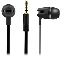 CANYON SEP-4 Stereo earphone with microphone 1.2m flat cable Black 22*12*12mm 0.013kg - thumbnail 2