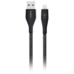 Belkin DuraTek Plus Lightning to USB-A Cable with Strap 1.2m Black - thumbnail 2
