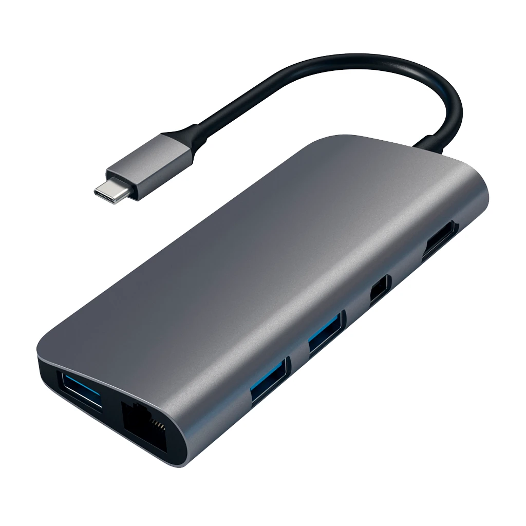 Satechi Aluminum Type-C Multimedia Adapter Space Gray ST-TCMM8PAM - image 1