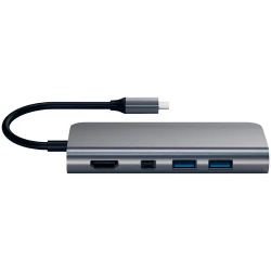 Satechi Aluminum Type-C Multimedia Adapter Space Gray ST-TCMM8PAM - thumbnail 3
