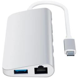 Satechi Aluminum Type-C Multimedia Adapter Silver ST-TCMM8PAS - thumbnail 4