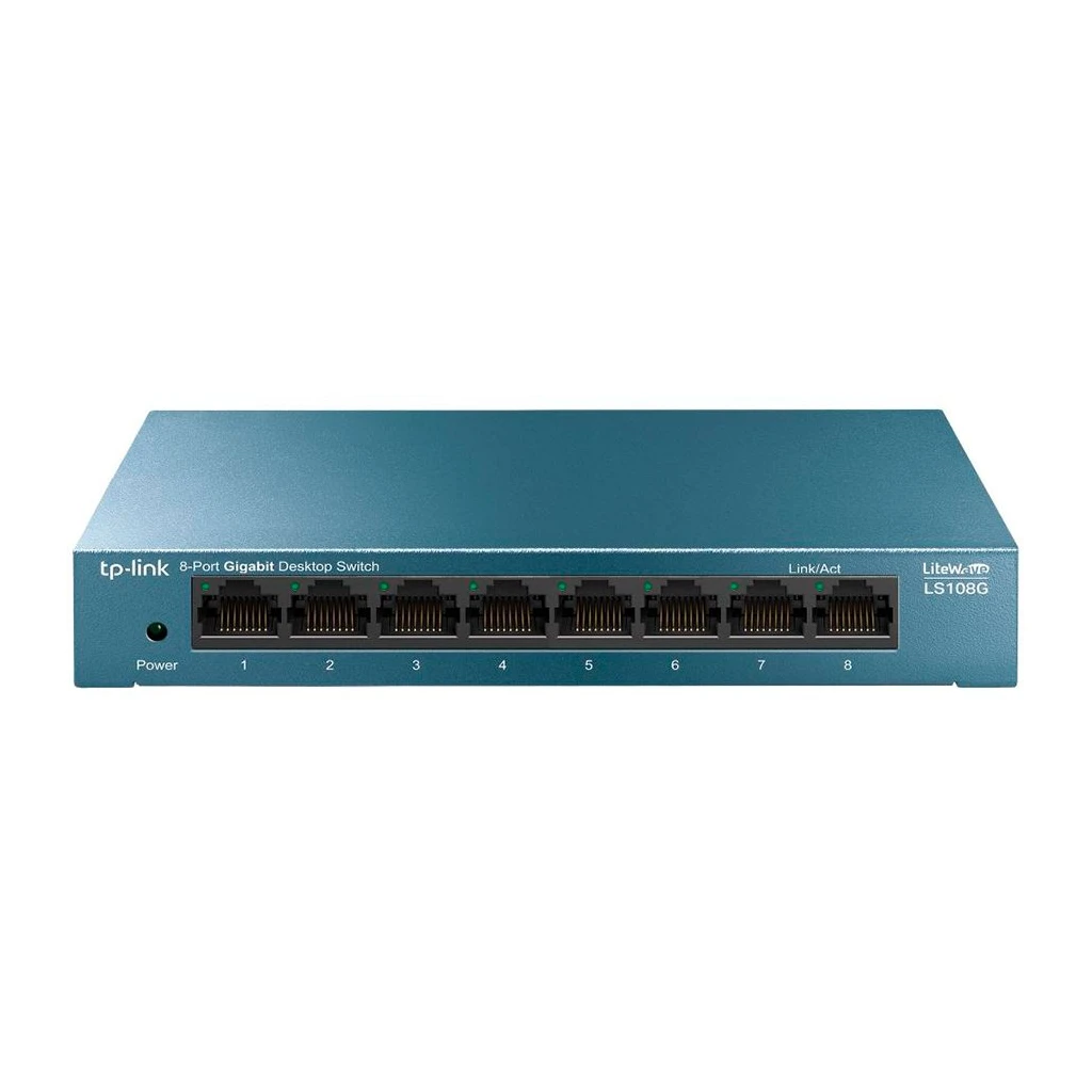 TP-Link LiteWave 8-portni Gigabit Desktop Switch 8 Gigabit RJ45 Portova, Čelično Kućište, Zidna Montaža - image 1