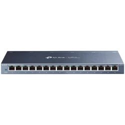 16-Port Gigabit Desktop Switch 16 Gigabit RJ45 Ports Desktop Steel Case - thumbnail 1
