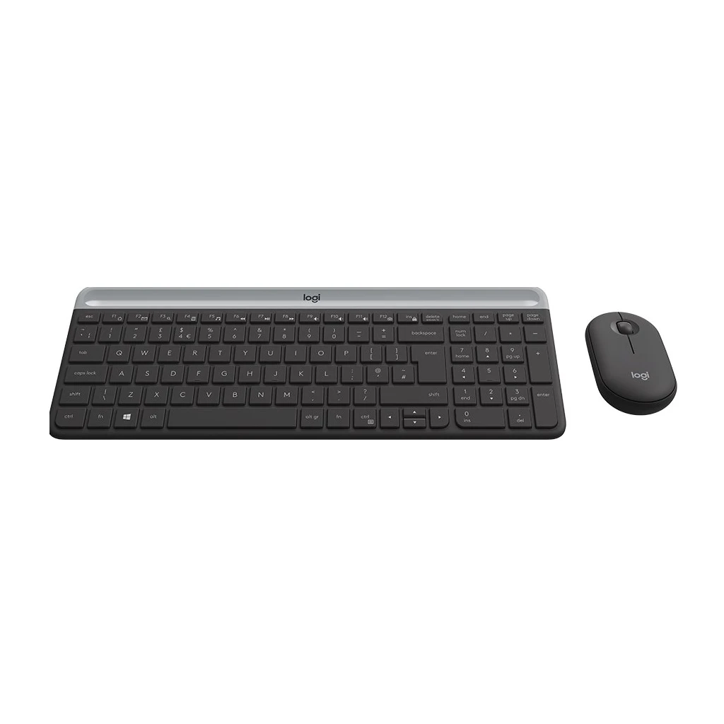 LOGITECH MK470 Slim Wireless Combo - GRAPHITE - HRV-SLV-SRB - image 1