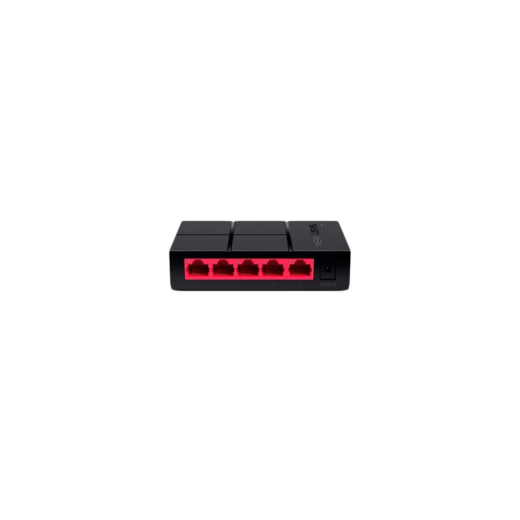 Mercusys MS105G 5-Port 10/100/1000 Mbps Desktop Switch 5 x 10/100/1000 Mbps RJ-45 ports with auto - image 1