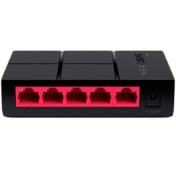 Mercusys MS105G 5-Port 10/100/1000 Mbps Desktop Switch 5 x 10/100/1000 Mbps RJ-45 ports with auto - thumbnail 1