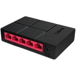 Mercusys MS105G 5-Port 10/100/1000 Mbps Desktop Switch 5 x 10/100/1000 Mbps RJ-45 ports with auto - thumbnail 2