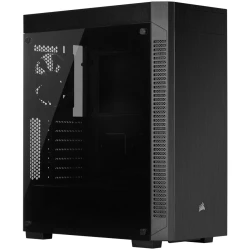 Corsair 110R Templered Glass Mid-Tower Gaming Case Black - thumbnail 3
