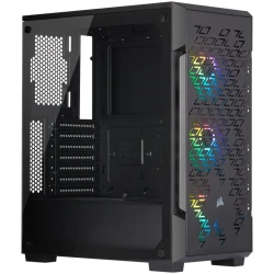 Corsair iCUE 220T RGB Airflow Tempered Glass Mid-Tower Smart Case Black - thumbnail 1