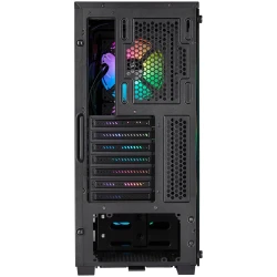 Corsair iCUE 220T RGB Airflow Tempered Glass Mid-Tower Smart Case Black - thumbnail 3