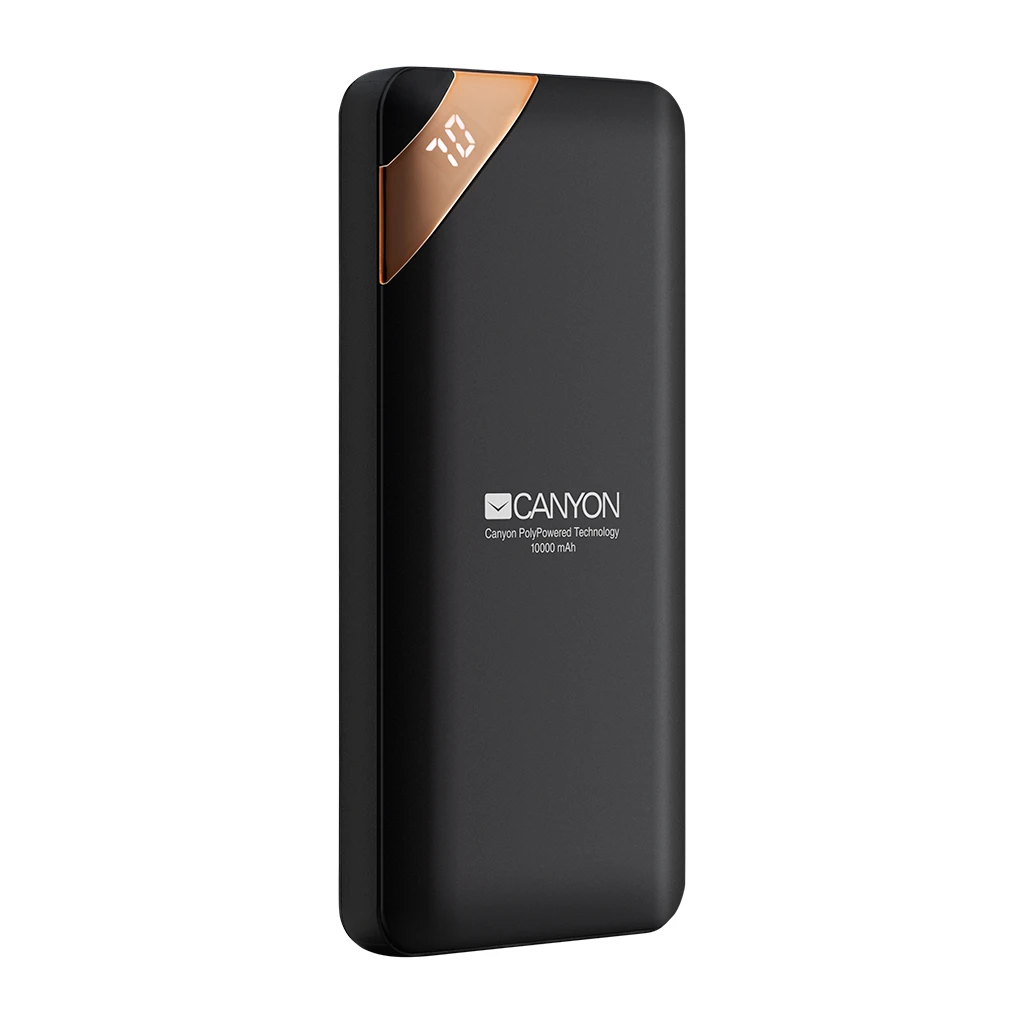 CANYON Power Bank Napajanja PB-102 Black - Visoka Gustoća, Kompaktna Veličina, Brzo Punjenje, Višestruka Zaštita - image 1