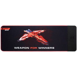 CANYON MP-W7 Gaming Mouse Mat with wireless charger with RGB LED Input 5V/9V-2A Output 5W/7.5W/10W - thumbnail 1