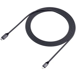 Satechi USB-C to Lightning Charging Cable Apple MFI certified 1.8m Space Gray - thumbnail 1