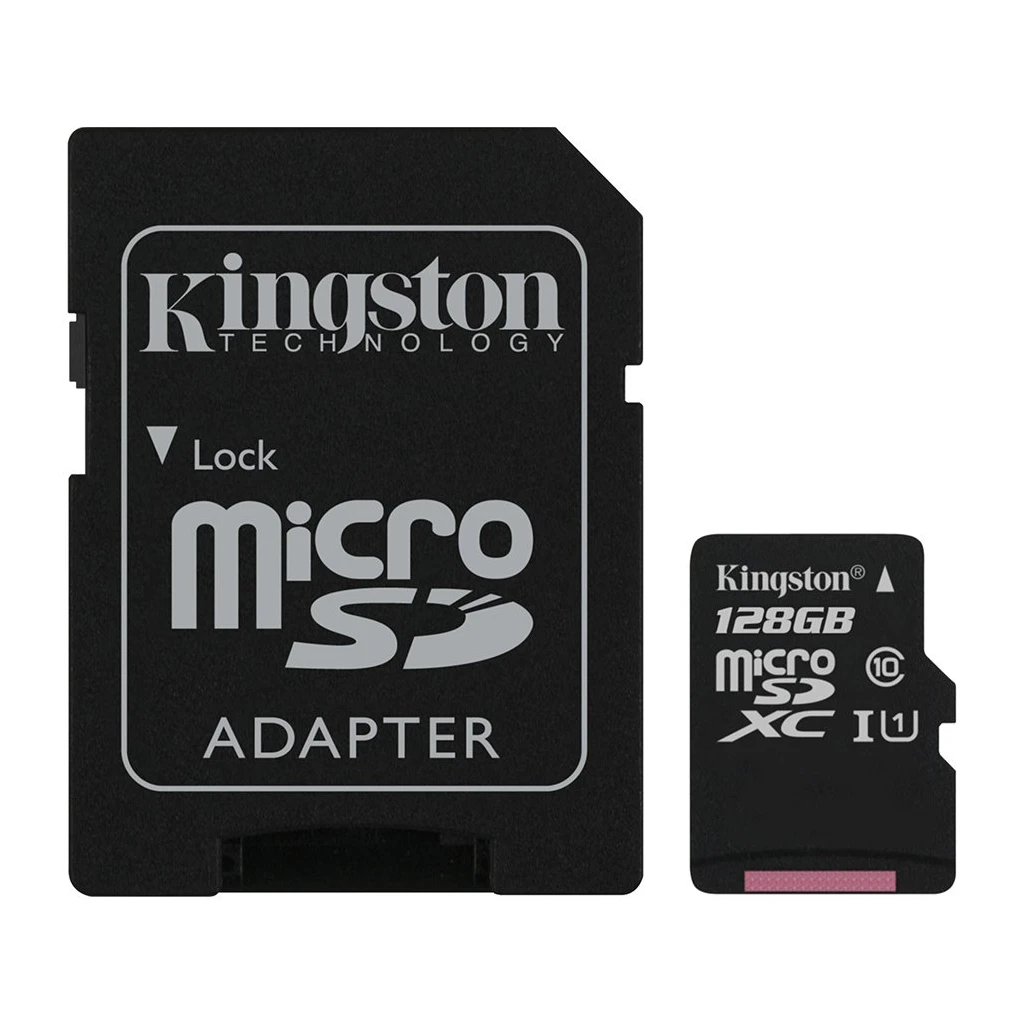 Kingston 128GB micSDXC Canvas Select Plus 100R A1 C10 Card + ADP EAN: 740617298703 - image 1