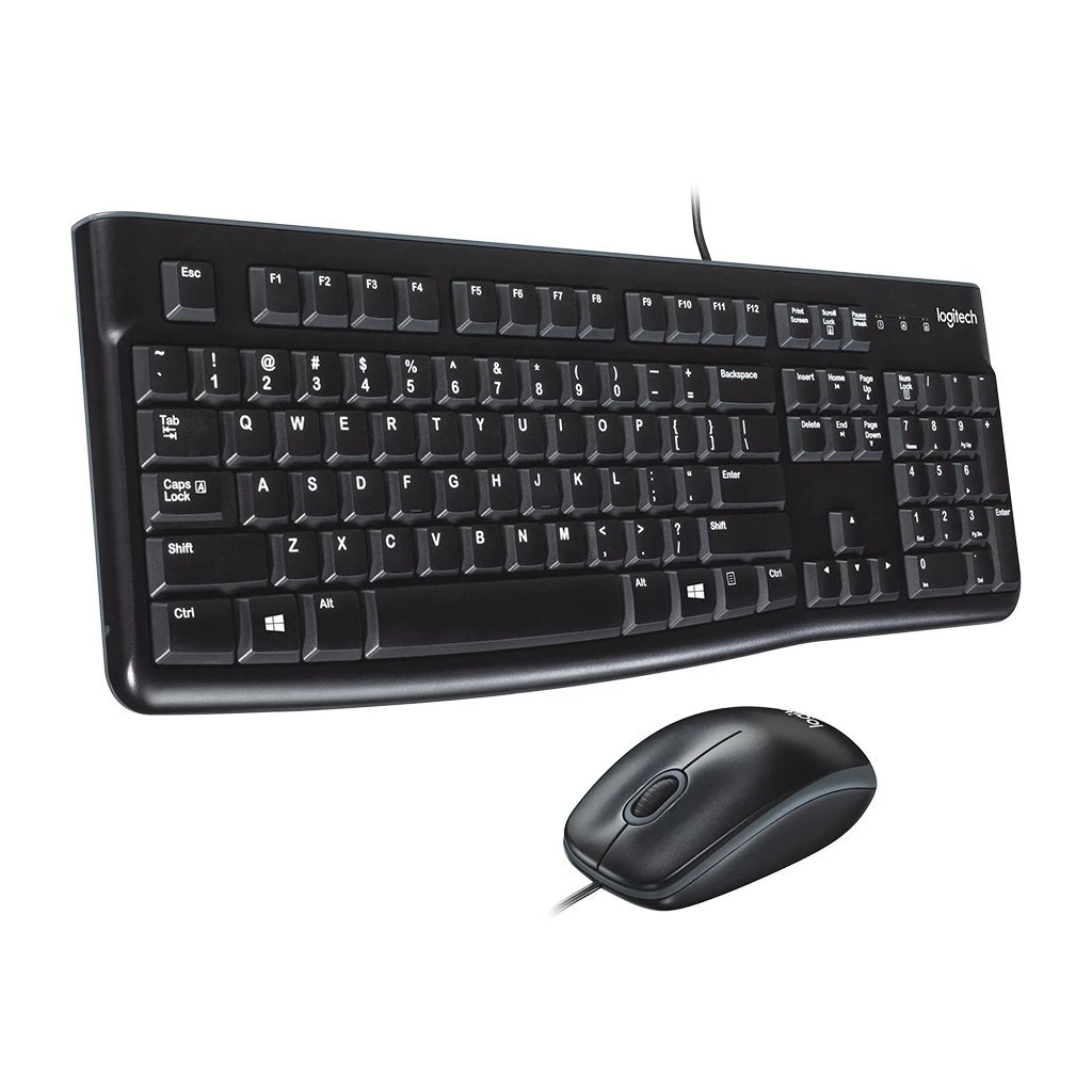 LOGITECH Corded Desktop MK120 - Žičana Tastatura i Miš, EER, Slovenački Raspored - image 1