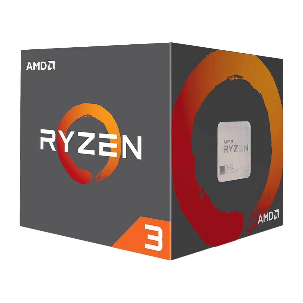 AMD Ryzen 3 3100 Desktop CPU - 4 Jezgre, 8 Niti, 3.9GHz, 18MB Cache, 65W, AM4, Wraith Stealth Cooler - image 1