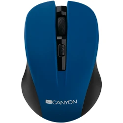 CANYON MW-1 2.4GHz wireless optical mouse with 4 buttons DPI 800/1200/1600 Blue 103.5*69.5*35mm 0.06kg - thumbnail 1