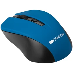 CANYON MW-1 2.4GHz wireless optical mouse with 4 buttons DPI 800/1200/1600 Blue 103.5*69.5*35mm 0.06kg - thumbnail 2