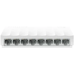 TP-Link LiteWave 8-Port 10/100Mbps Desktop Switch 8 10/100Mbps RJ45 Ports Desktop Plastic Case Green Ethernet - thumbnail 1
