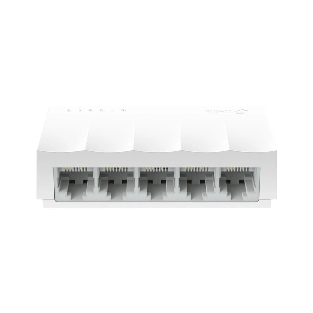TP-Link LiteWave 5-Port 10/100Mbps Desktop Switch 5 10/100Mbps RJ45 Ports Desktop Plastic Case Green Ethernet - image 1
