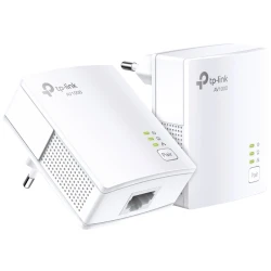 TP-Link AV1000 Powerline Starter Kit Adapter za Širokopojasni Internet Preko Kućne Električne Mreže - 1 Gigabit Port, 1000Mbps, HomePlug AV - thumbnail 1