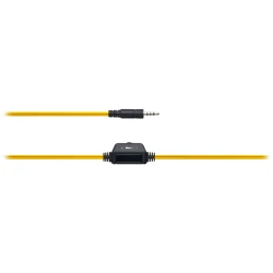 CANYON HSC-1 basic PC headset with microphone combined 3.5mm plug leather pads Flat cable length - thumbnail 5