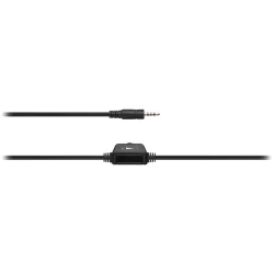 CANYON HSC-1 basic PC headset with microphone combined 3.5mm plug leather pads Flat cable length - thumbnail 5