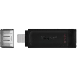Kingston 64GB USB-C 3.2 Gen 1 DataTraveler 70 EAN: 740617305302 - thumbnail 2