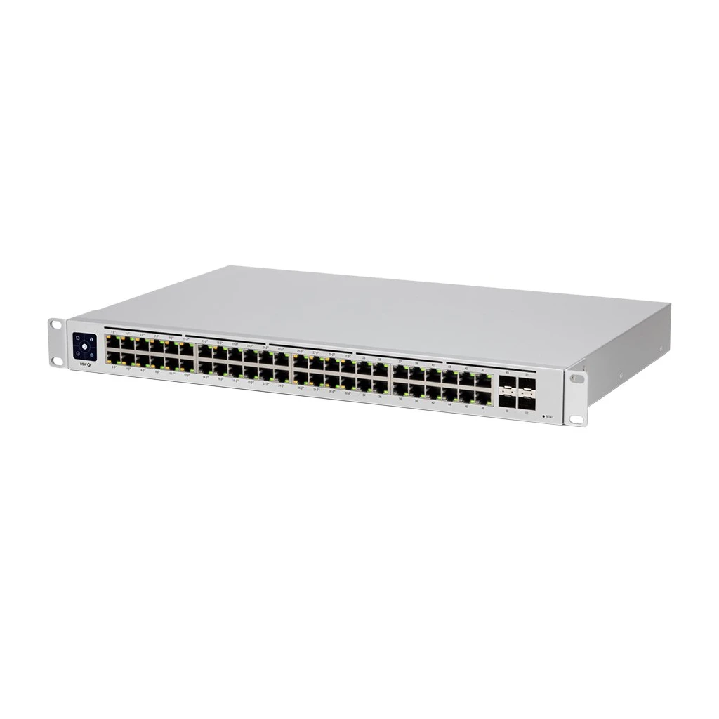 USW-48-PoE is 48-Port managed PoE switch with 48 Gigabit Ethernet ports including 32 802.3at PoE+ - image 1