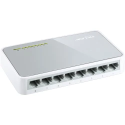 Switch TP-Link TL-SF1008D 8-Port RJ45 10/100Mbps desktop switch Fanless LED indicator Auto Negotiation/Auto MDI/MDIX Plastic - thumbnail 4