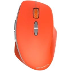 CANYON MW-21 2.4 GHz  Wireless mouse with 7 buttons DPI 800/1200/1600 Battery:AAA*2pcs  Red - thumbnail 1