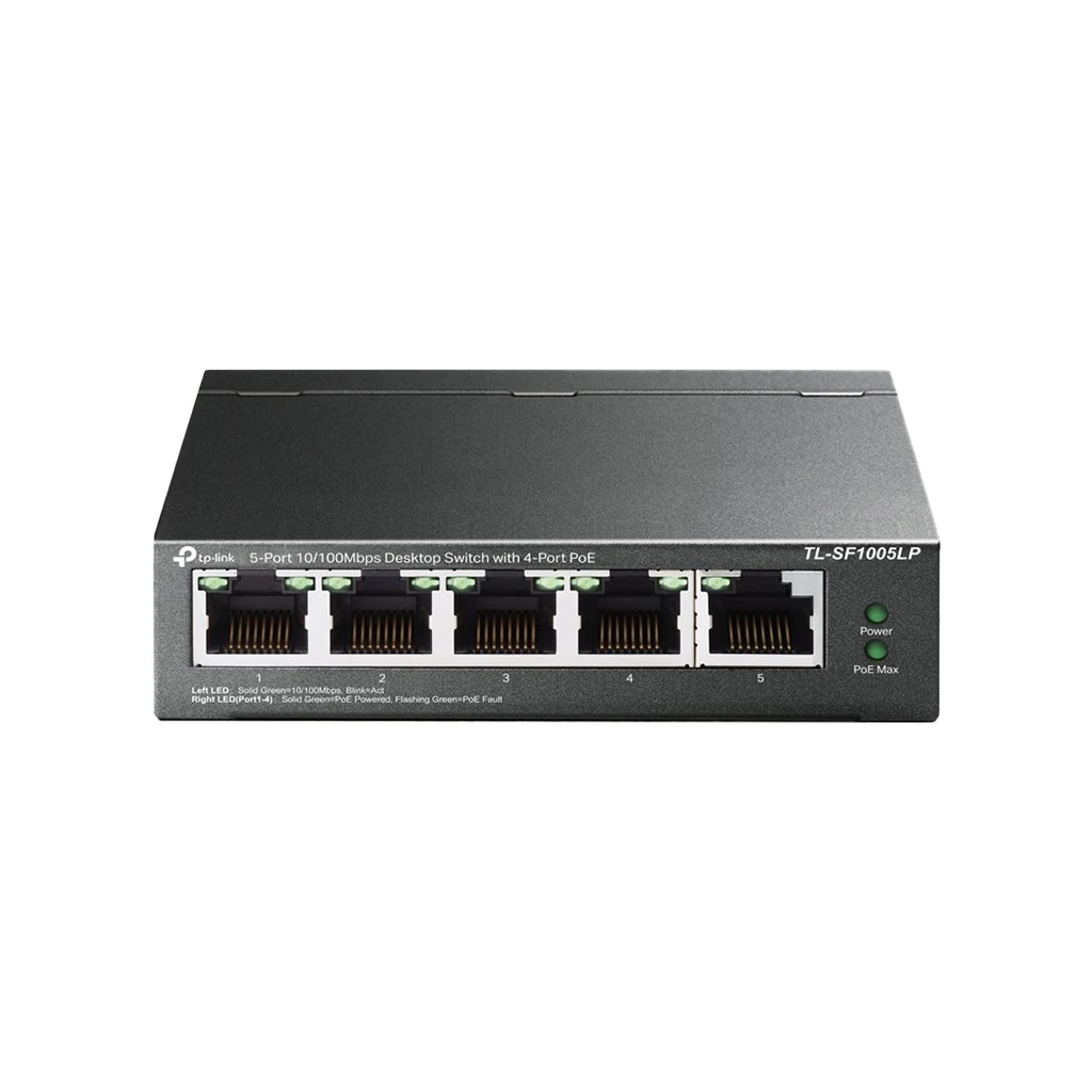 TP-Link TL-SF1005LP 5-portni Desktop Switch sa 4 PoE+ porta, 41W PoE budžet - image 1