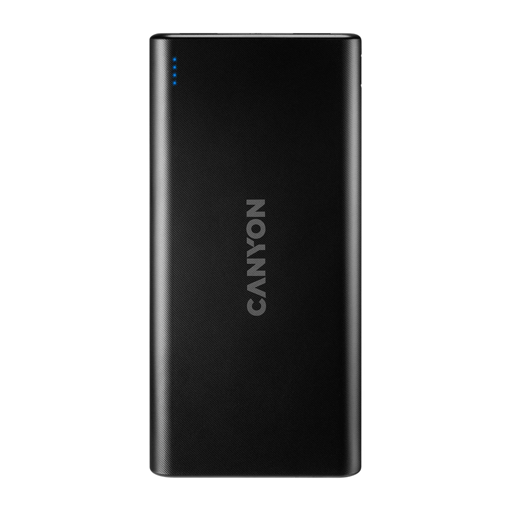 CANYON PB-106 Power bank 10000mAh Li-poly battery Input 5V/2A Output 5V/2.1AMax USB cable length 0.3m - image 1