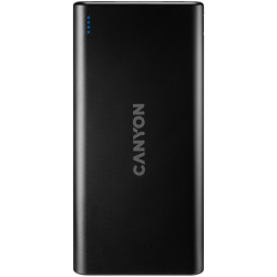 CANYON PB-106 Power bank 10000mAh Li-poly battery Input 5V/2A Output 5V/2.1AMax USB cable length 0.3m - thumbnail 1