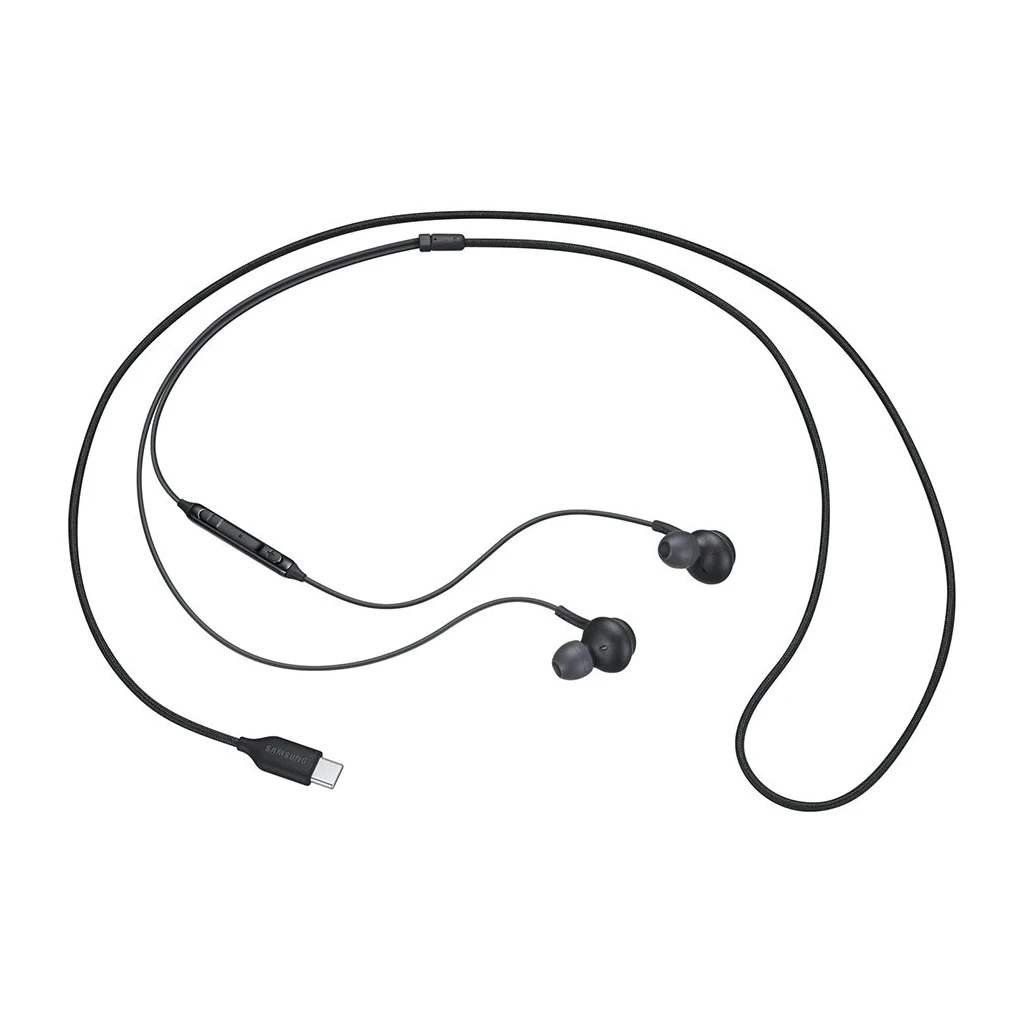 SAMSUNG USB Type-C Earphones with mic Sound by AKG Black - image 1