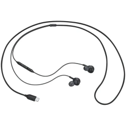 SAMSUNG USB Type-C Earphones with mic Sound by AKG Black - thumbnail 1