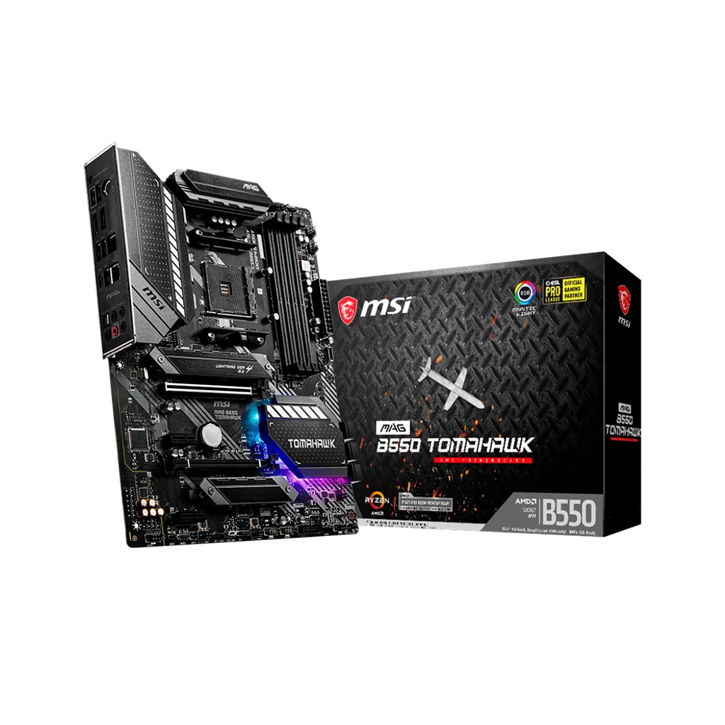 MSI MAG B550 TOMAHAWK Matična Ploča - AM4, DDR4, PCI-E x16, M.2, SATA III, ATX - image 1