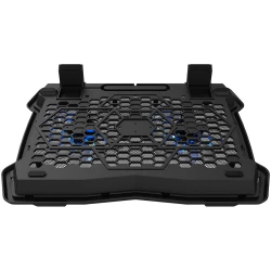 CANYON NS03 Cooling stand dual-fan with 2x2.0 USB hub support up to 10”-15.6” laptop ABS - thumbnail 2